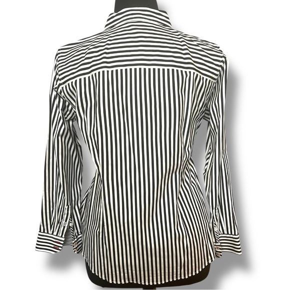 TALBOTS PERFECT SHIRT - STRIPE MIX 14W - Picture 5 of 11